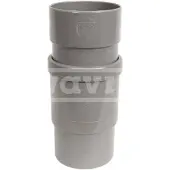 Wavin Wadal lijmfitting met 2 aansluiting, PVC, aansluiting 1 lijmmof, 41