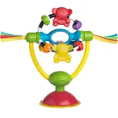 Playgro Kinderstoel speeltje met verbeterde zuignap - Grijp- en bijtspeelgoed -Speelgoed Baby - Speelgoed 1 jaar