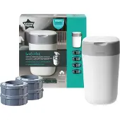 Tommee tippee Starterset Luieremmer A3 Twist&Klick Eco White incl 4 Vulling