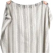 Clayre & Eef Plaid Kt060.110n 125*150 Cm - Natuur Katoen Deken