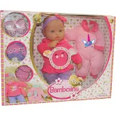 BAMBOLINA Pop amore 36cm baby liedjes + kledij