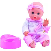 Dimian Pop met potje en drinkfles - Amore - 33 cm.