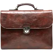 Castelijn & beerens Rien Aktetas RFID Leer 39,5 cm Laptopcompartiment bruin