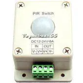 ABC-led Bewegingssensor 12volt PIR switch LED
