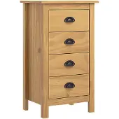 vidaXL Dressoir Hill 46x35x80 cm massief grenenhout