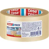 TESA 2x verpakkingstape transparant extra sterk 66 mtr x 50 mm -