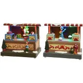 Lumineo LED kerststal decoratieve verlichting, 10x16x15 cm