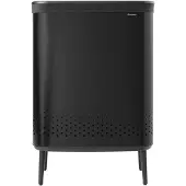 Brabantia Bo wasmand high 2x45 L Matzwart