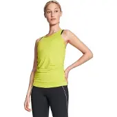 Röhnisch sporttop Leona Tank Top neon geel polyester