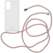 IMoshion Transparante Backcover met koord voor de Samsung Galaxy S20 FE - Rosé Goud