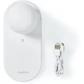 Nedis LED-nachtlamp met Fast Charging draadloze lader met Qi Wireless Charging technologie - 2A/10W / wit