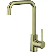 Best design Keukenmengkraan nancy uitloop gebogen 31.7 cm 1-hendel mat goud