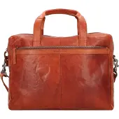 Spikes & Sparrow Spikes en Sparrow Schoudertas / Laptoptas 15.6'' Brandy