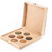 Spiru Chakra Edelstenen in Opbergdoos