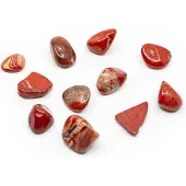 Spiru Trommelstenen Rode Jaspis (20 to 40 mm) - 200 gram