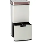 Klarstein Royal Trash Rose Gold vuilnisemmer met sensor 72 L rvs roségoud