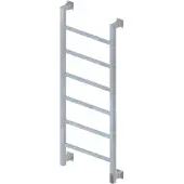 Eastbrook Loxley radiator 120 x 60cm 214 watt chroom