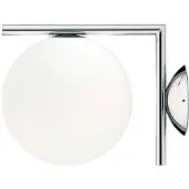 Flos IC Lights Plafond/Wandlamp IC Lights Ceiling|Wall 1 | Chrome