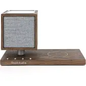 Tivoli Audio Revive - Bluetooth-speaker met LED-lamp en Qi draadloos opladen - Walnoot/Grijs
