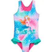 Playshoes Badpak neonblauw / pink