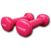 Tunturi Vinyl Dumbbells 2x 5 kg Black