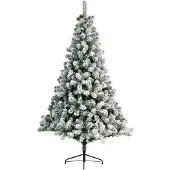 Everlands Kerstboom Liberty spruce snowy h180 cm groen/wit