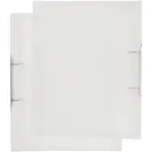 HEMA 2-rings ringbandmappen A4 transparant - 2 stuks