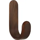 Normann Copenhagen Haakje Curve Walnut 17,7 cm