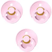 BIBS Fopspeen 6-18 mdn - Baby Pink 3 stuks