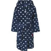 Playshoes Badjas 'Maritim' donkerblauw / wit