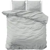Sleeptime Elegance Dekbedovertrek Katoen Flanel - Jason - Grijs 240 x