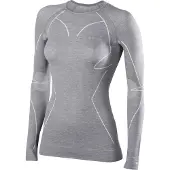Falke Wool-Tech Longsleeve Thermoshirt Dames Grey-Heather XL