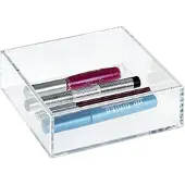Wenko organizer cosmetica dames 15 x 5 cm acryl transparant