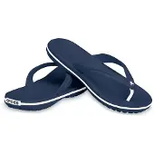 Crocs Teenslippers navy / wit