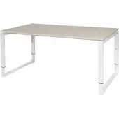 Schaffenburg Verstelbaar Bureau - Plus 160x90 robson - wit frame