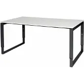 Schaffenburg Verstelbaar Bureau - Plus 160x90 grijs - zwart frame