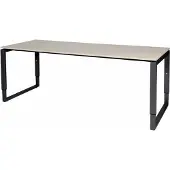 Schaffenburg Verstelbaar Bureau - Plus 200x80 Eiken - zwart frame