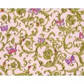 A.S. Création EXCLUSIEF VLINDER BEHANG | Design - groen goud roze - Versace 3