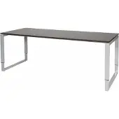 Schaffenburg Verstelbaar Bureau - Plus 200x80 robson - alu frame