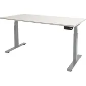 Schaffenburg Dextro Plus Zit-sta-bureau Rechthoekig T-Voet 1.200 (B) x 800 (D) x 645 (H) mm Melamine