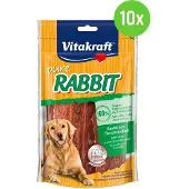Vitakraft RABBIT strips konijn - hondensnack - 10 verpakkingen