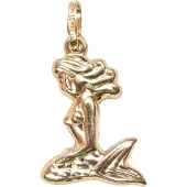 Christian Gouden zeemeermin hanger