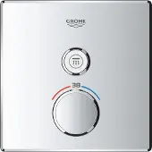 GROHE Grohtherm SmartControl Thermostatiche Douchekraan - Inbouw mengkraan - Vierkant - Chroom