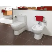 Villeroy & Boch Subway closetzitting quickrelease/softclose en rvs scharn Wit
