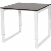 Schaffenburg Verstelbaar Bureau - Domino Plus 80x80 logan - wit frame