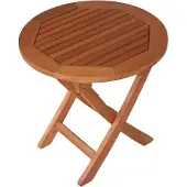 Brulo Houten Bijzettafel 48 cm Eucalyptushout