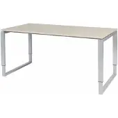 Schaffenburg Verstelbaar Bureau - Domino Plus 160x80 Eiken - alu frame
