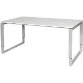 Schaffenburg Verstelbaar Bureau - Domino Plus 160x90 grijs - alu frame