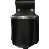Xapron leren water holder - kleur Black (zwart)