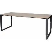Schaffenburg Verstelbaar Bureau - Plus 200x80 Havana Kersen - zwart frame